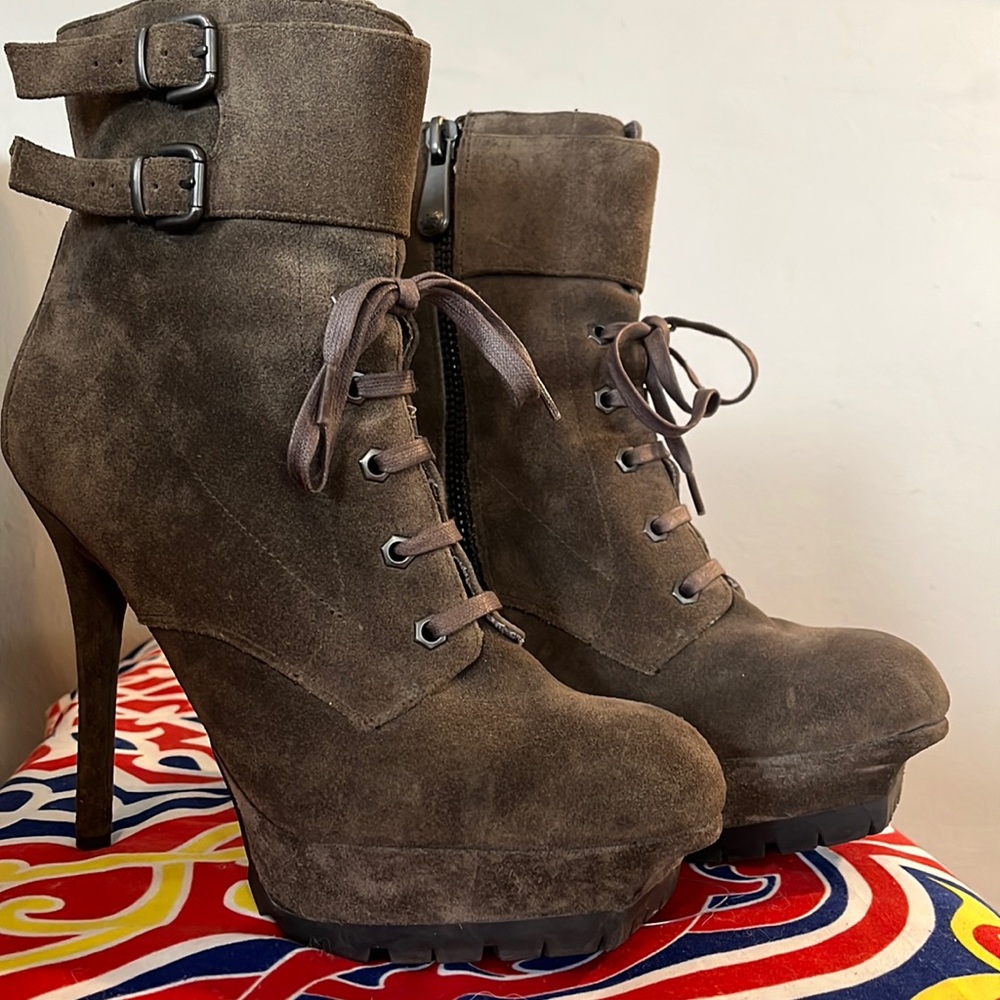 Sam Edelman boots leather upper size 10 W